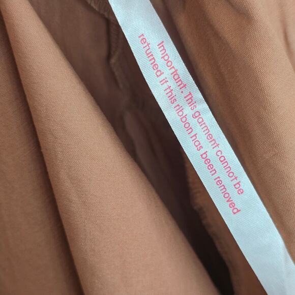 Misguided Sorset Waist Poplin Shirt Button-up Shirt Dress Sz 4 - Picture 5 of 9